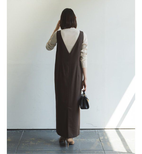 NOBLE「ストレートVネックワンピース」|ワンピース|