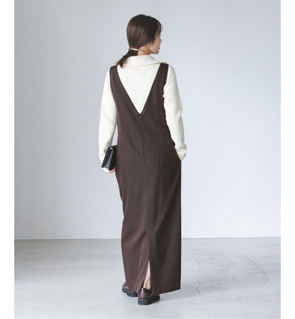 NOBLE「ストレートVネックワンピース」|ワンピース|