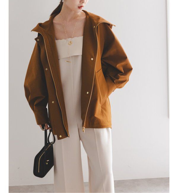 NOBLE「ハイツイストダブルクロスフーディブルゾン」|その他|