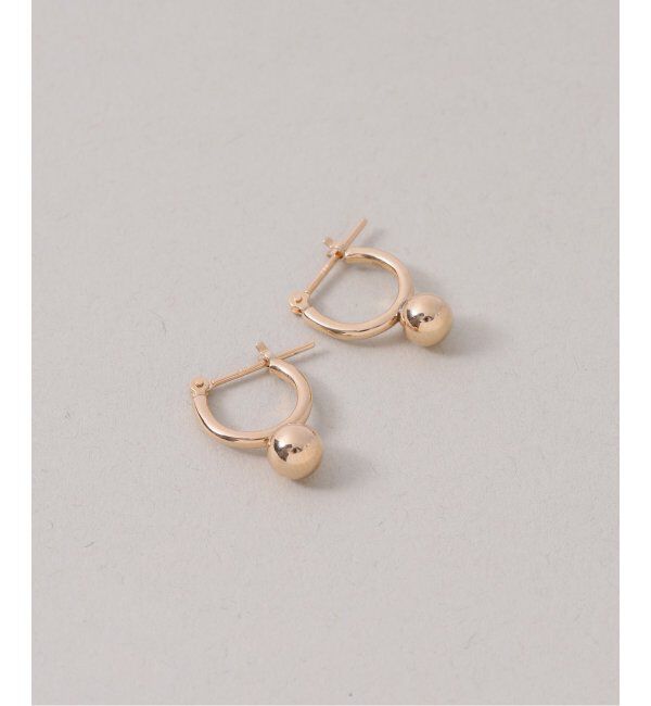 Lilas by Spick&Span「《WEB限定》5mmボールフープピアス K10(両耳)」|ピアス|