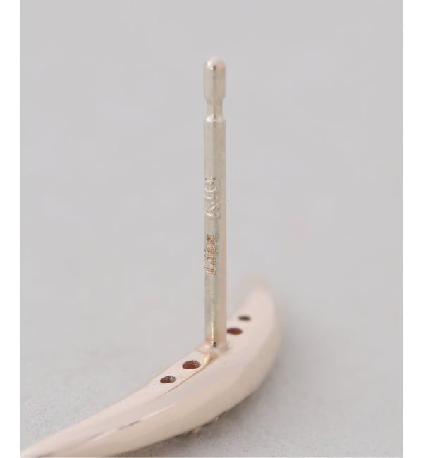 Lilas by Spick&Span「《WEB限定》ムーンラインホワイトトパーズピアス K10（両耳）」|ピアス|