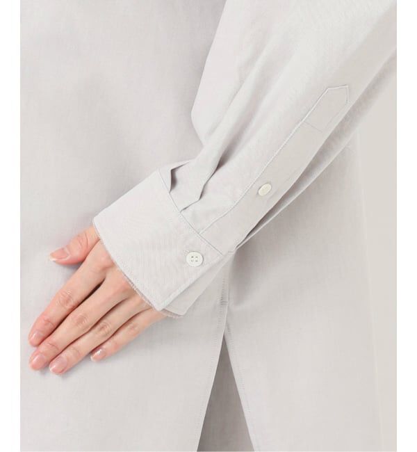 FRAMeWORK「バンドカラーロングシャツ」|シャツ・ブラウス|