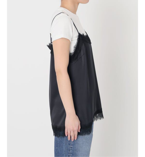 Spick and Span「《新色有り / 追加予約》サテンレースキャミソール」|キャミソール|