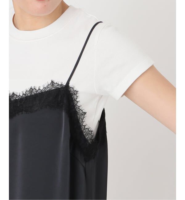 Spick and Span「《新色有り / 追加予約》サテンレースキャミソール」|キャミソール|