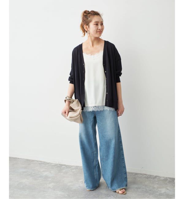 Spick and Span「《新色有り / 追加予約》サテンレースキャミソール」|キャミソール|