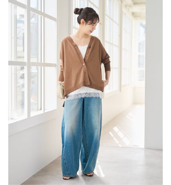 Spick and Span「《新色有り / 追加予約》サテンレースキャミソール」|キャミソール|