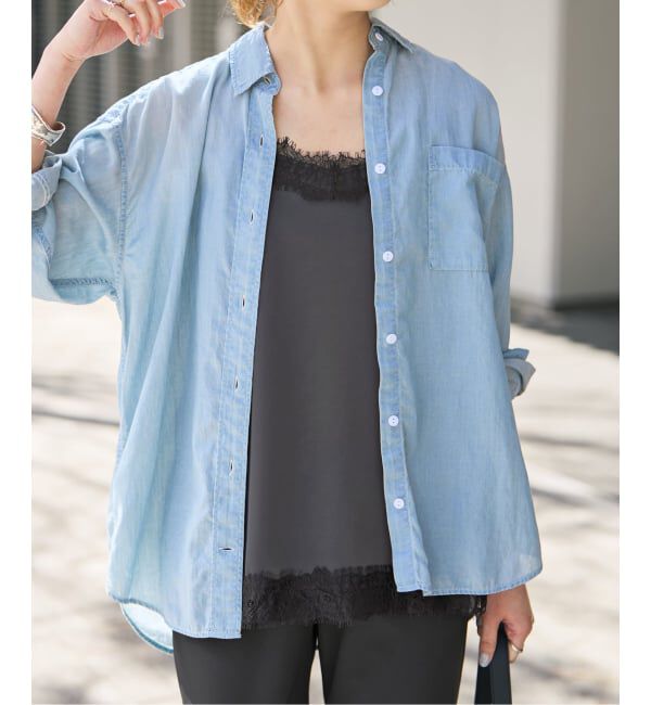 Spick and Span「《新色有り / 追加予約》サテンレースキャミソール」|キャミソール|