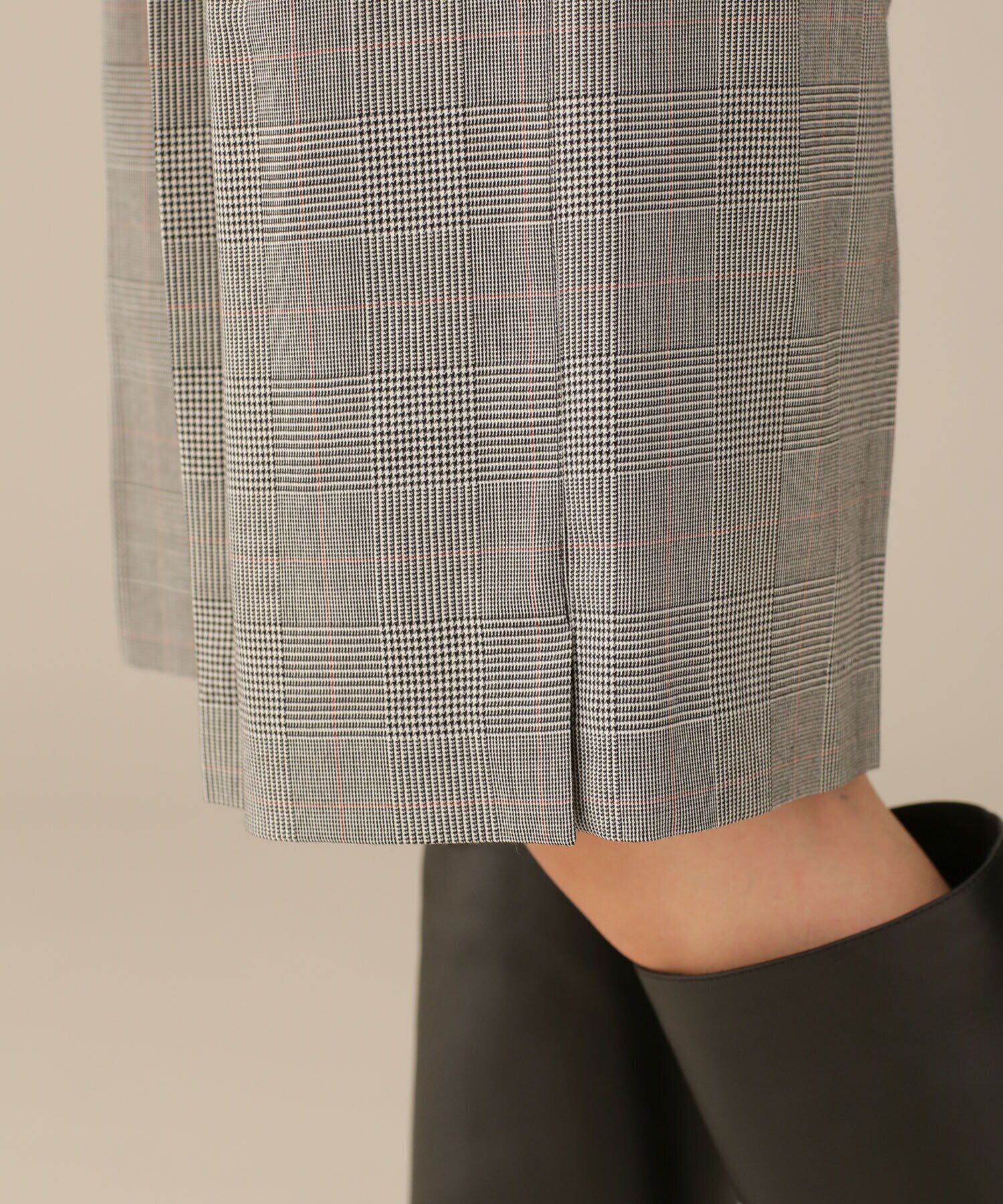 nano･universe「LB.03/2タックウールミドルパンツ（セットアップ可）」|キュロット|