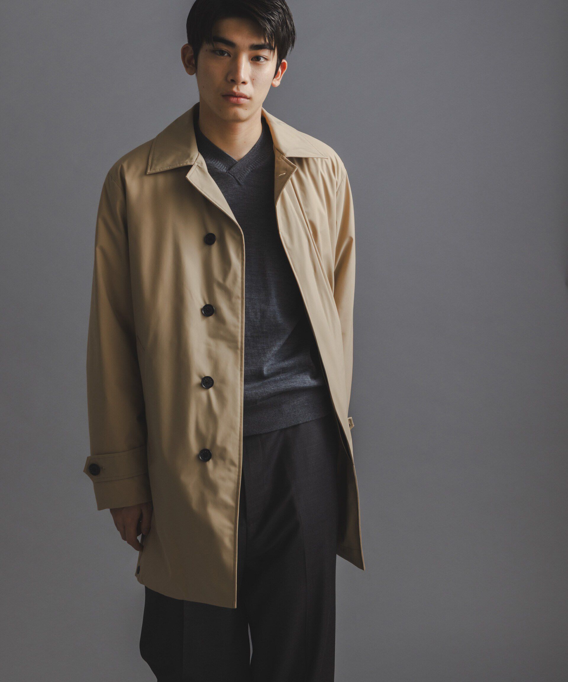 nano･universe「「西川ダウン(R)」ステンカラーダウン」|ダウン|