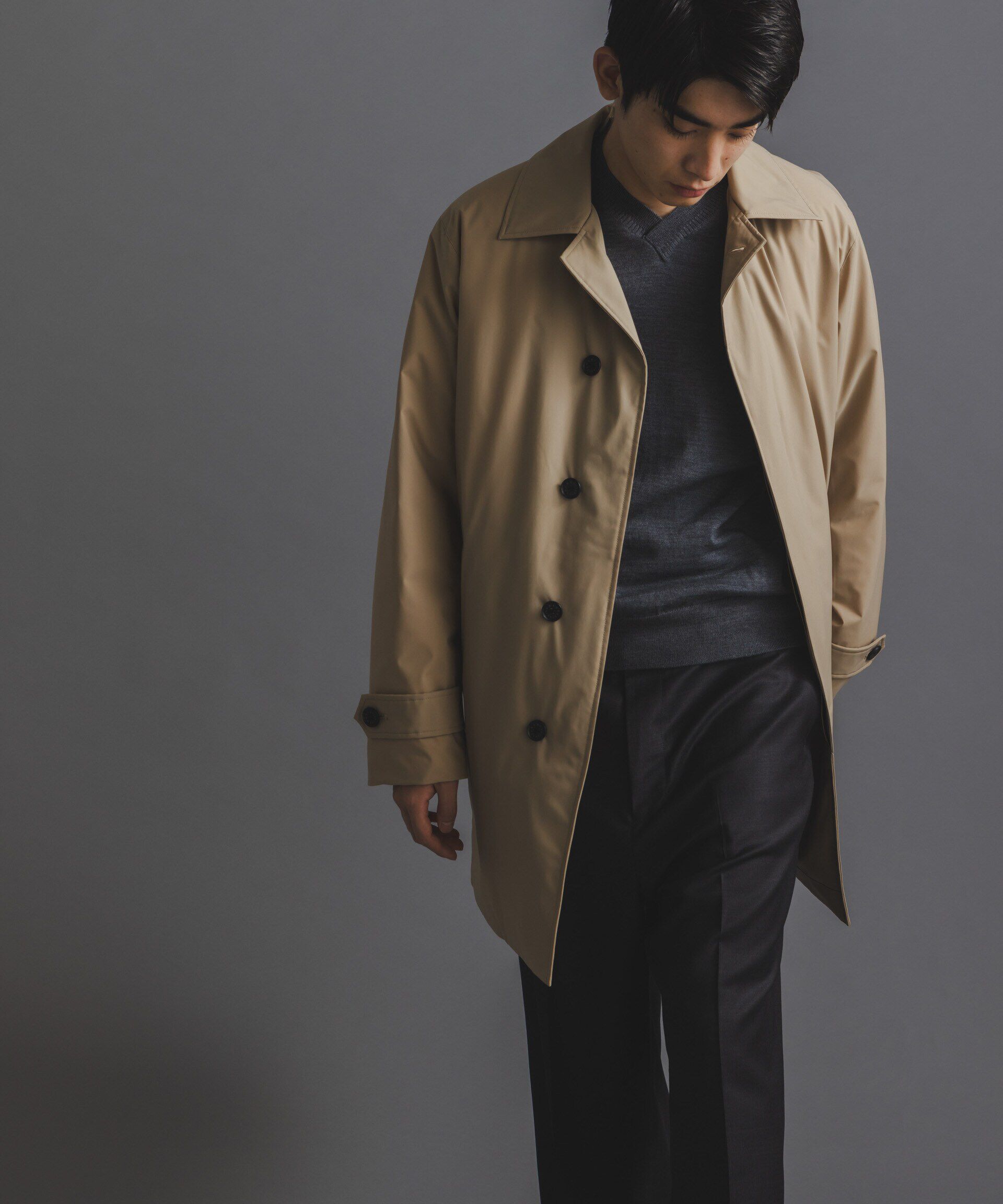 nano･universe「「西川ダウン(R)」ステンカラーダウン」|ダウン|