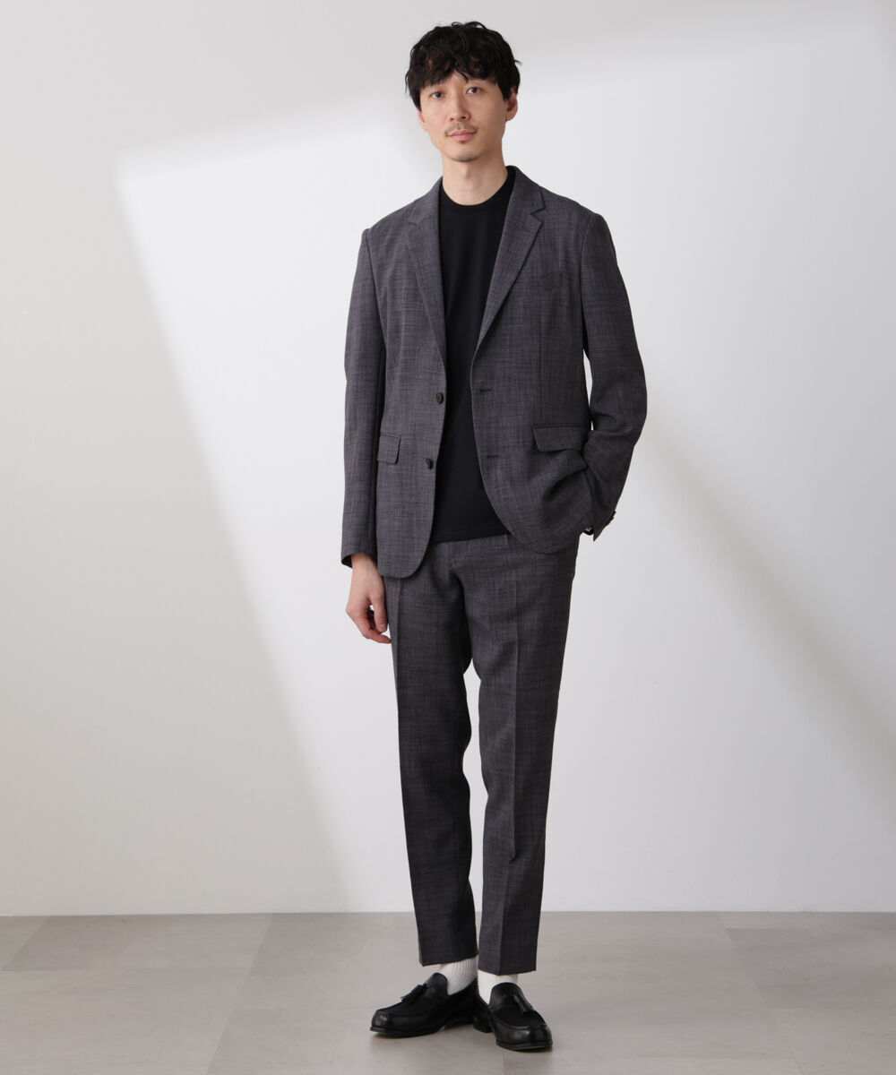 nano･universe「ジャケT(R) プレミアム クルーネック 半袖」|Tシャツ・カットソー|