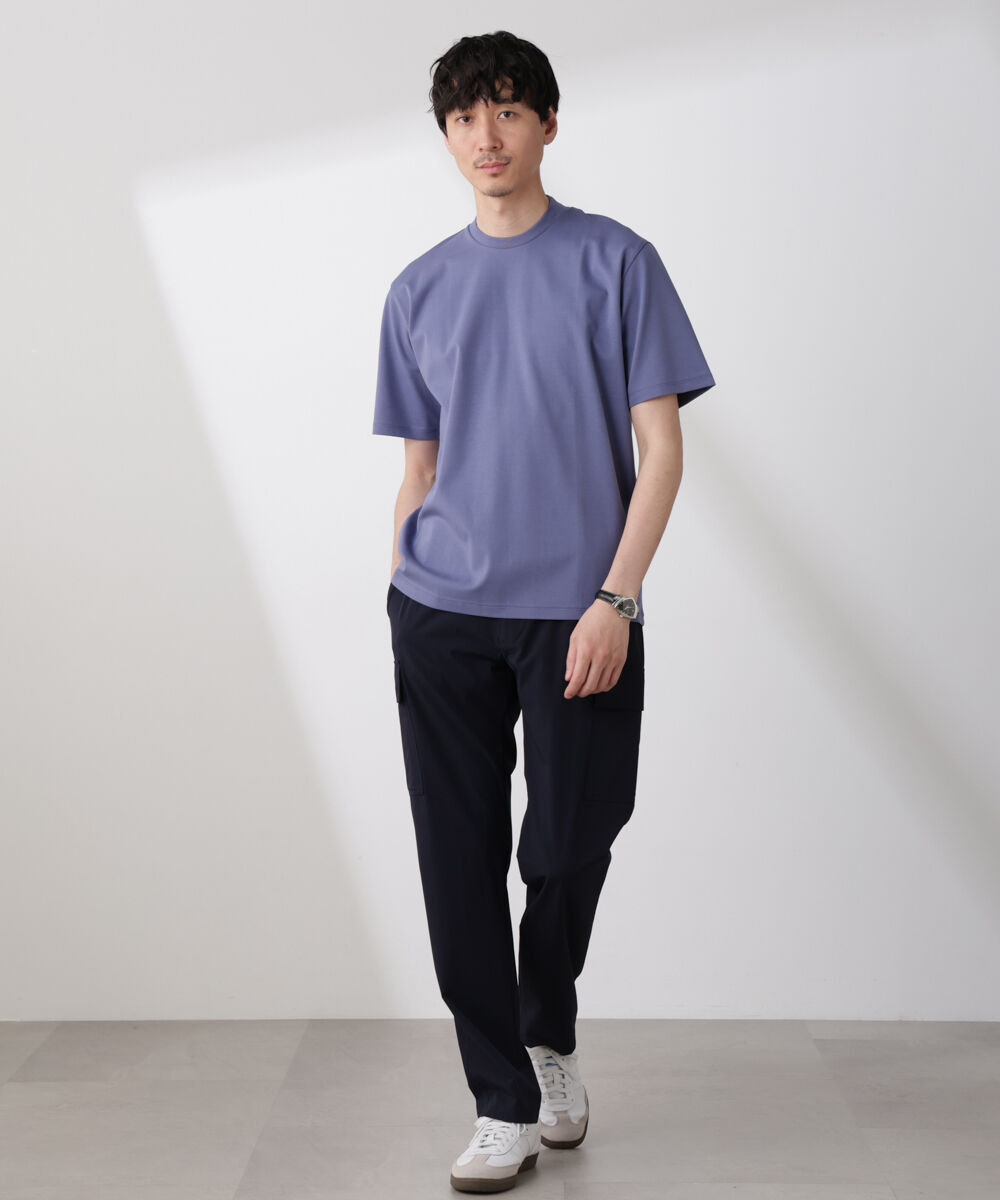 nano･universe「ジャケT(R) プレミアム クルーネック 半袖」|Tシャツ・カットソー|