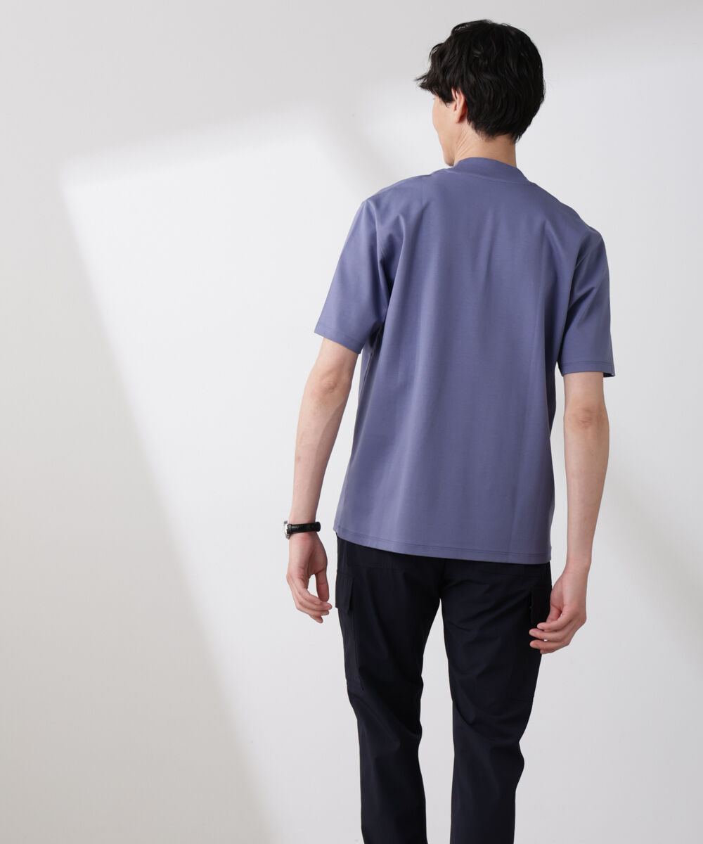 nano･universe「ジャケT(R) プレミアム クルーネック 半袖」|Tシャツ・カットソー|