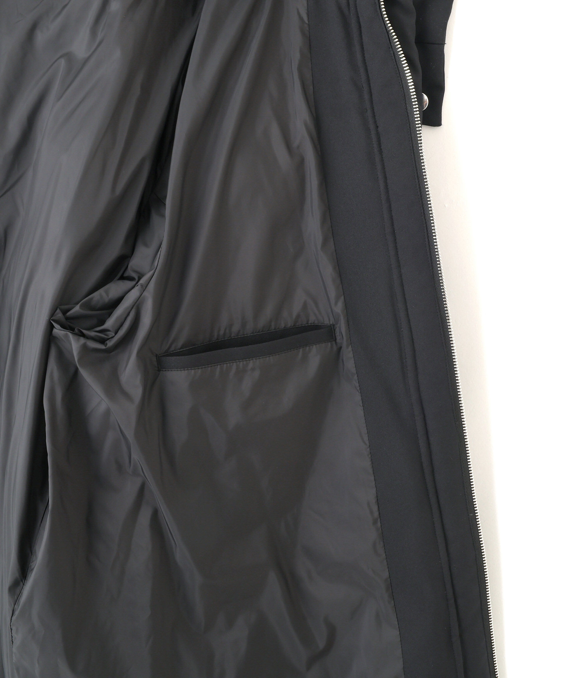 nano･universe「「西川ダウン(R)」フェイクファーカラーサージロングダウン」|ダウン|