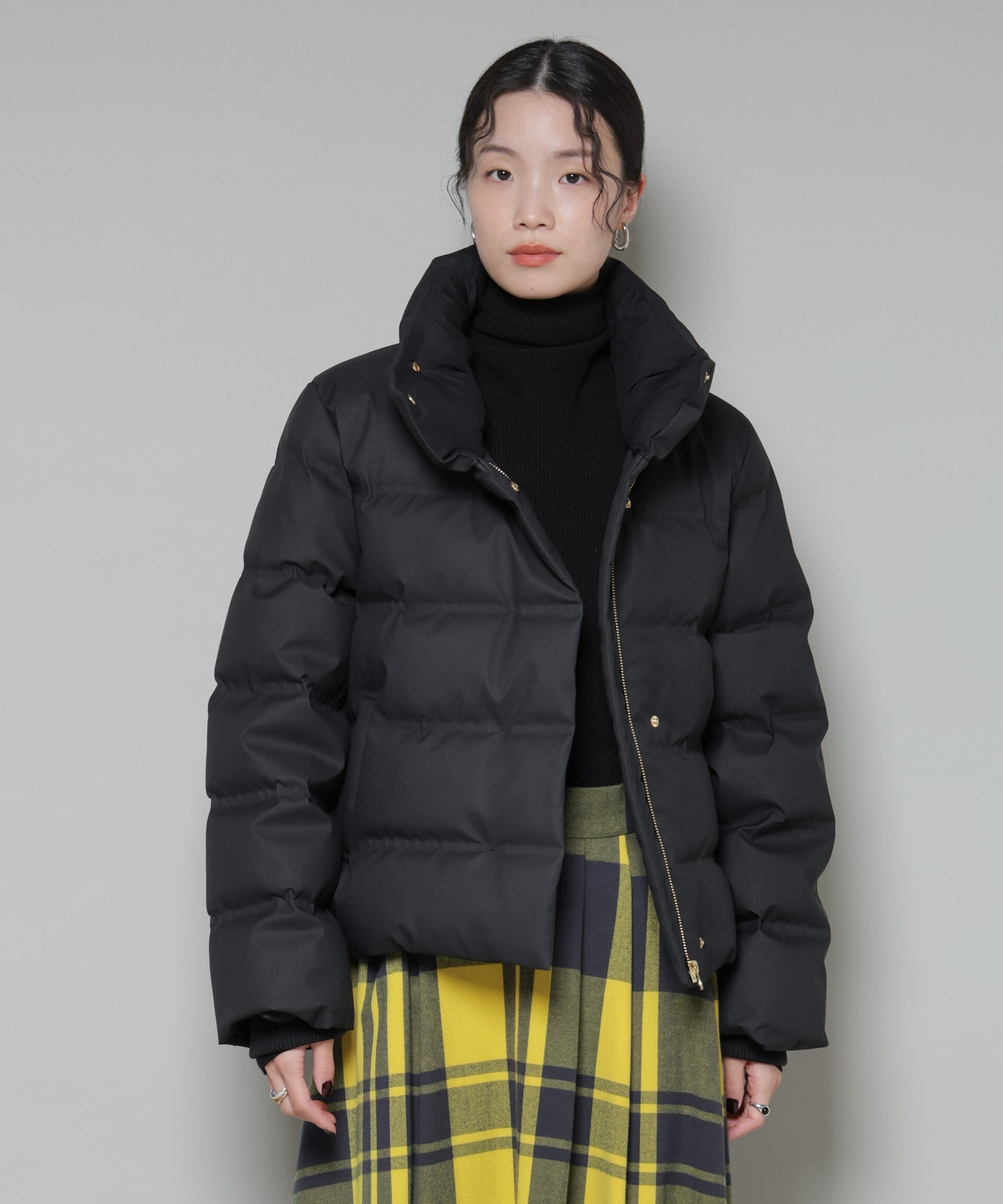 nano･universe「ボリュームネックダウンショートコート」|ダウン|