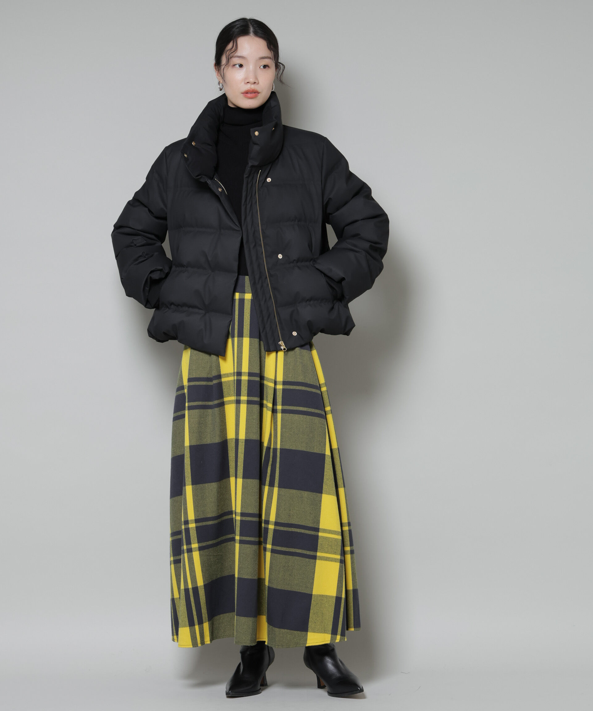 nano･universe「ボリュームネックダウンショートコート」|ダウン|