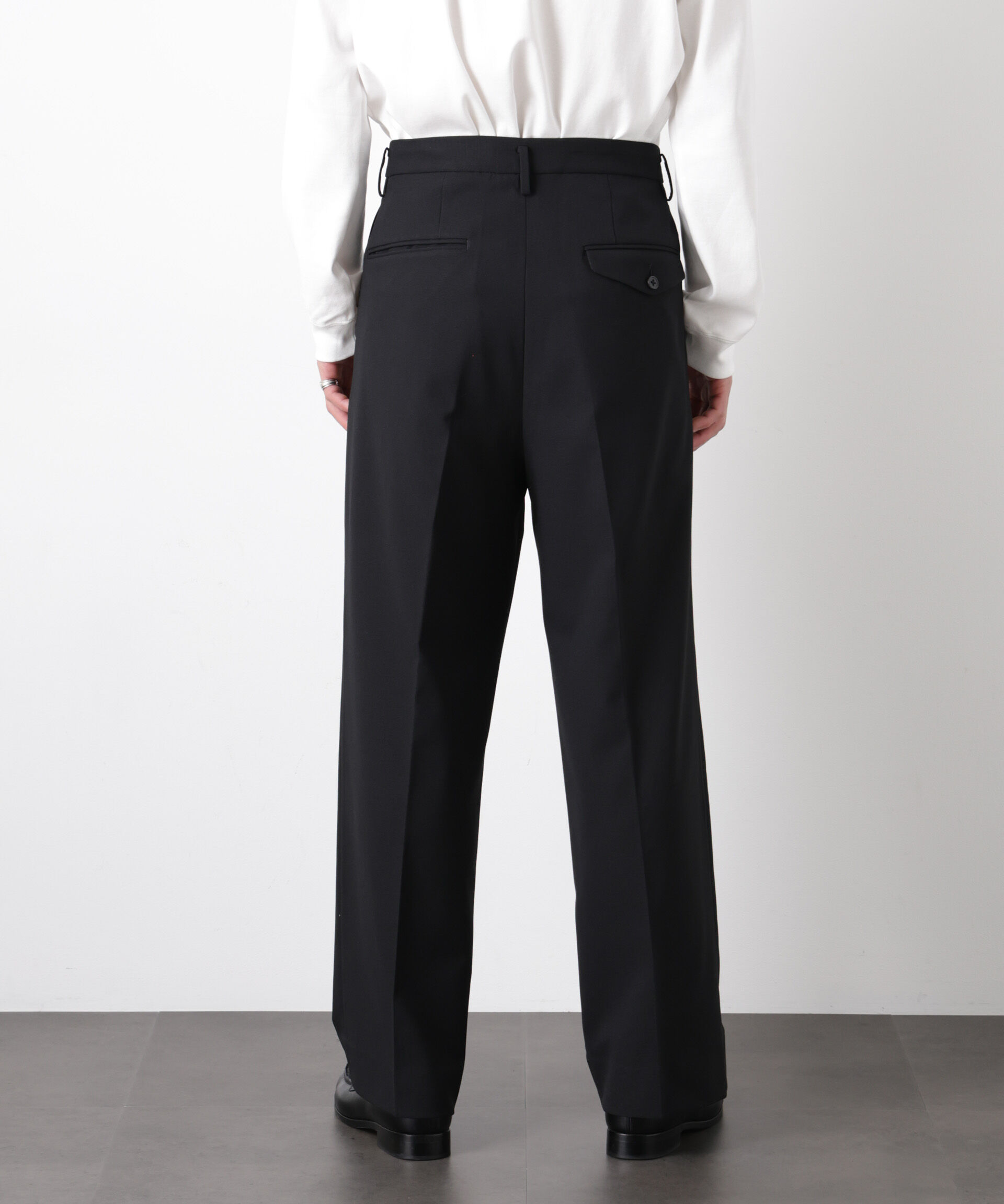 nano･universe「Reflax(R)オックスストレートパンツ（セットアップ可)」|チノ|