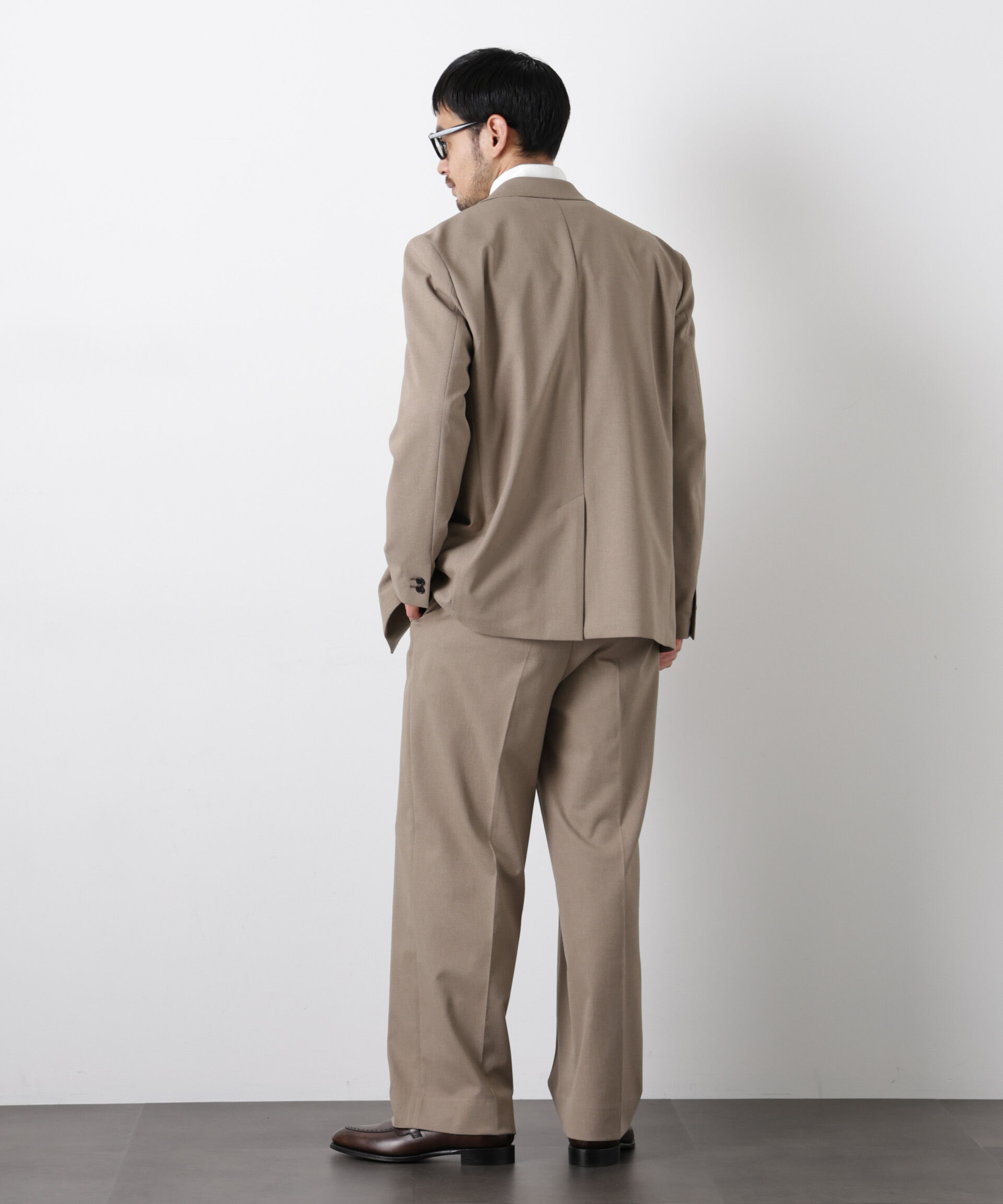 nano･universe「Reflax(R)オックスストレートパンツ（セットアップ可)」|チノ|