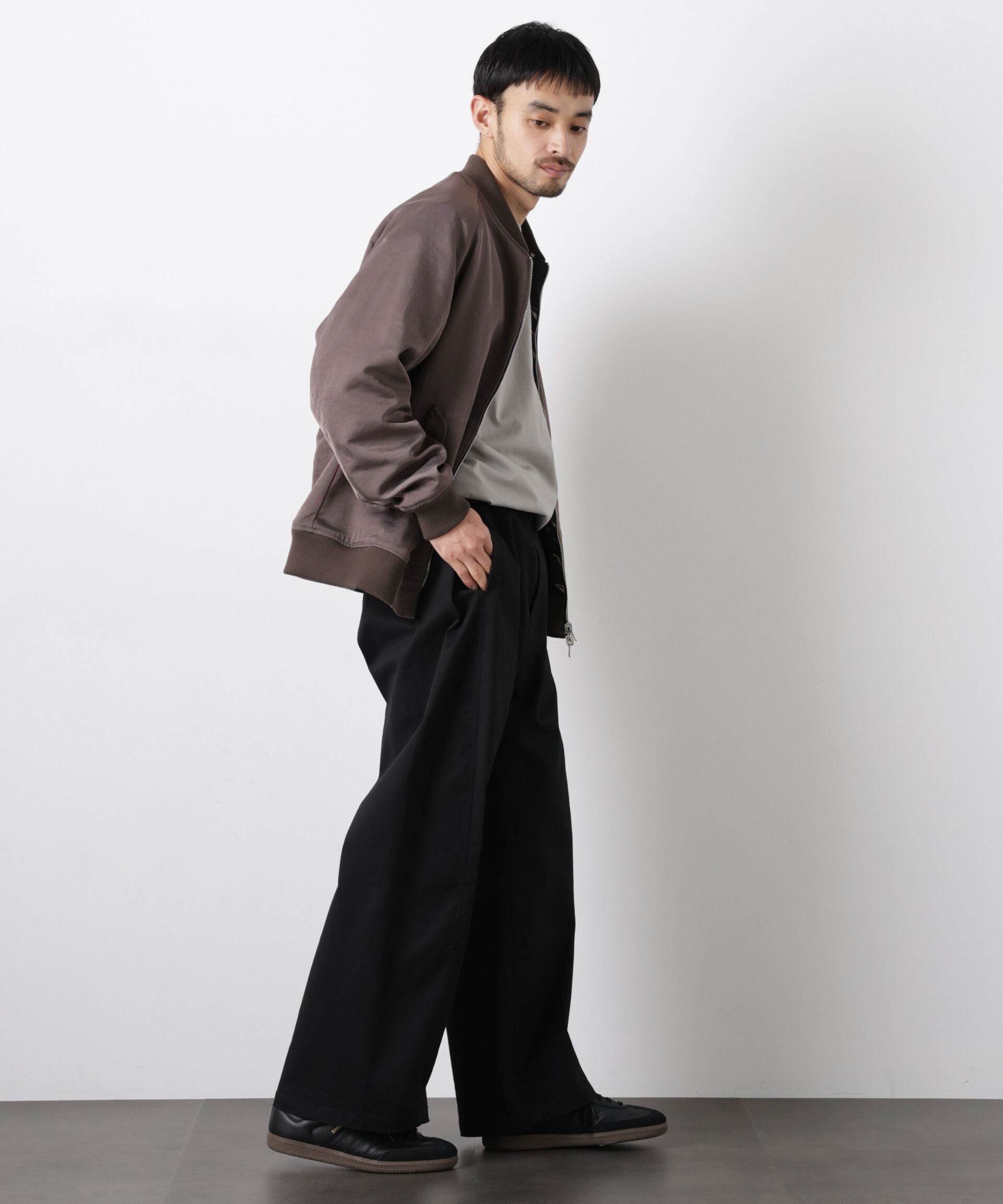 nano･universe「｢ASSEMBLANC｣ベルテッド3Dパンツ」|チノ|