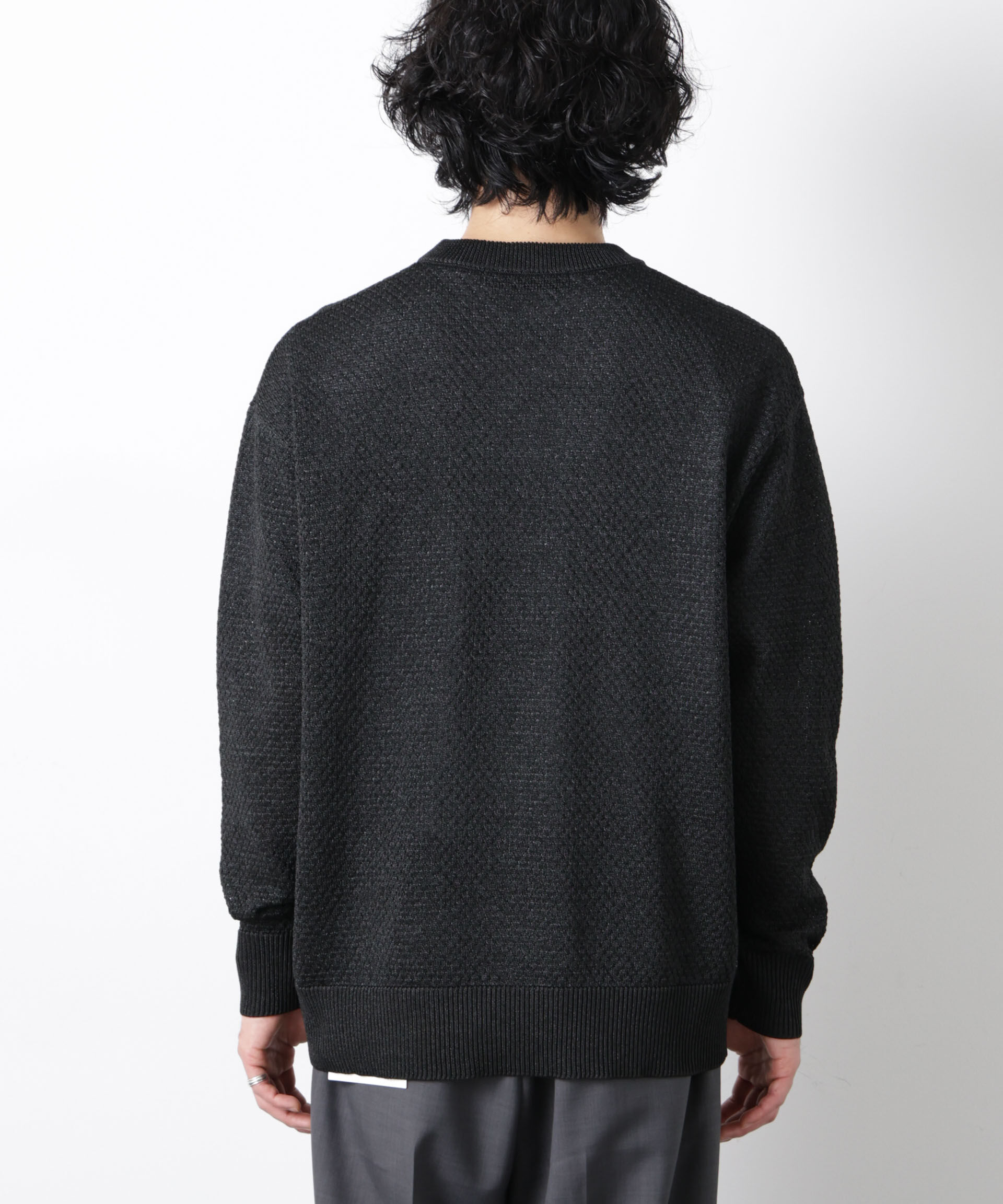 nano･universe「ギマクルーネックプルオーバー」|ニット・セーター|