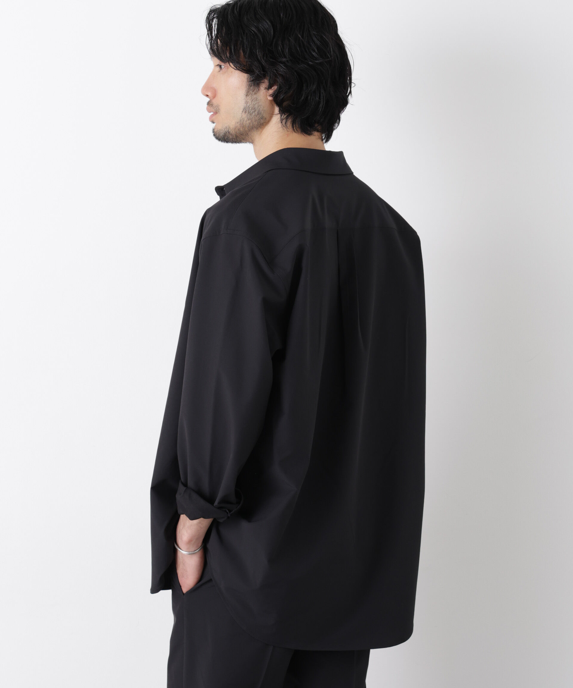 nano･universe「ライトウェイトストレッチシャツ 長袖」|シャツ・ブラウス|