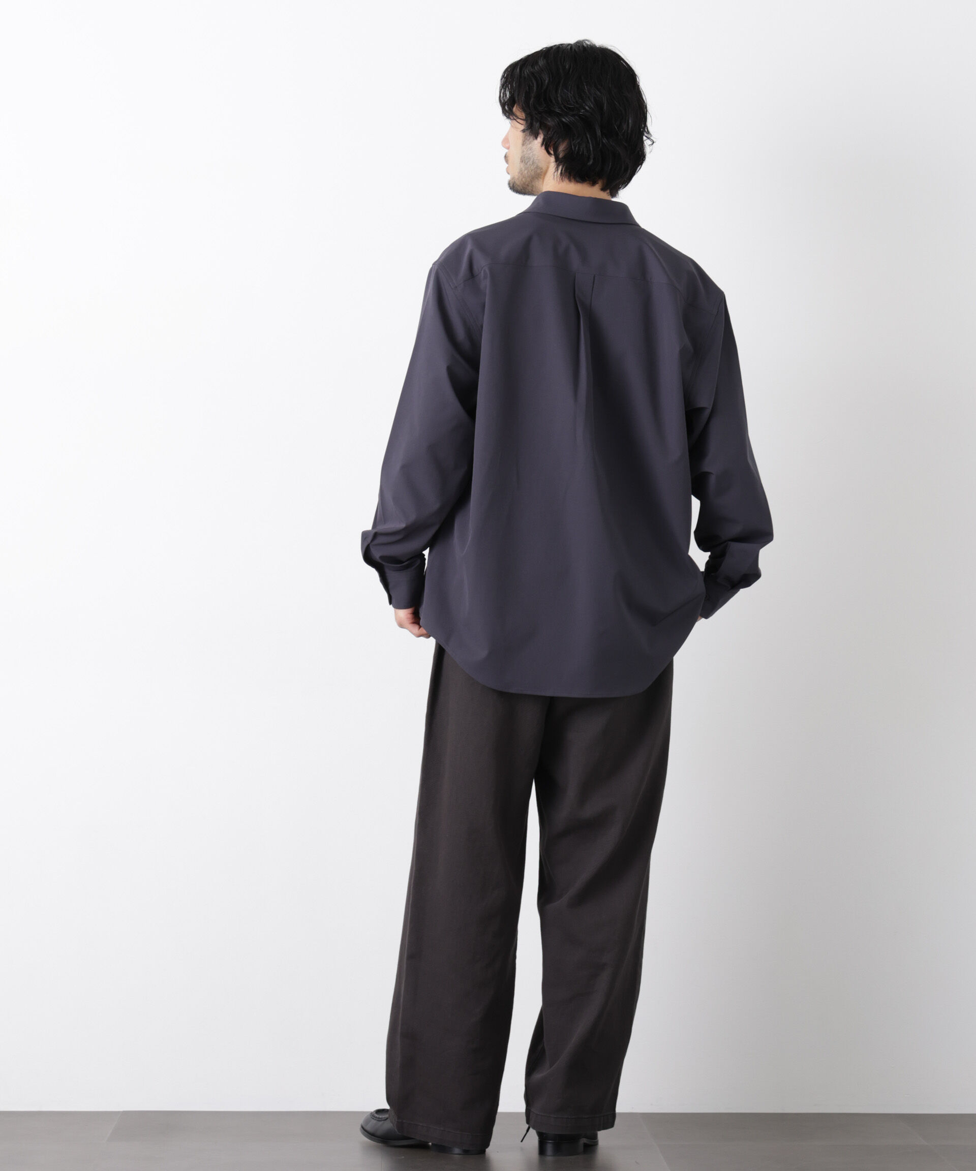 nano･universe「ライトウェイトストレッチシャツ 長袖」|シャツ・ブラウス|