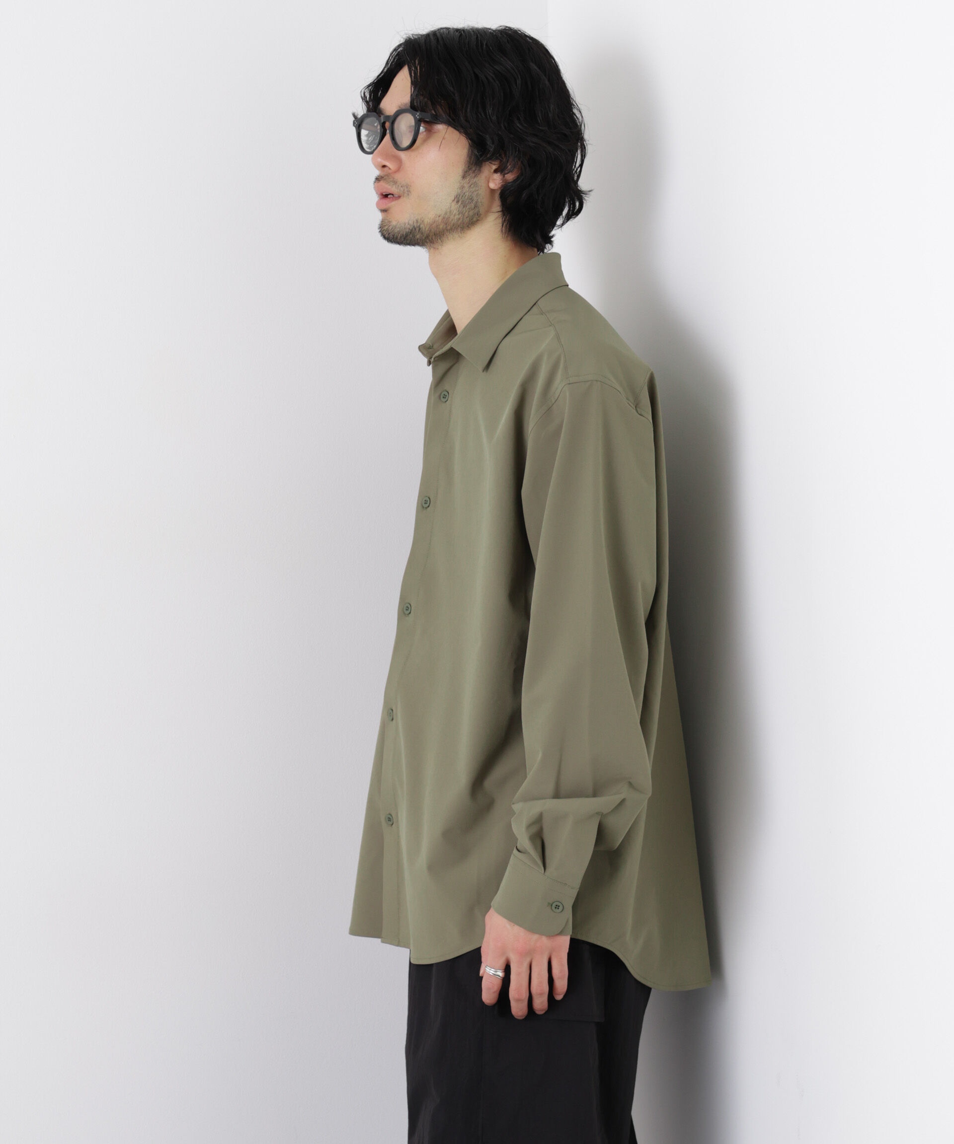 nano･universe「ライトウェイトストレッチシャツ 長袖」|シャツ・ブラウス|