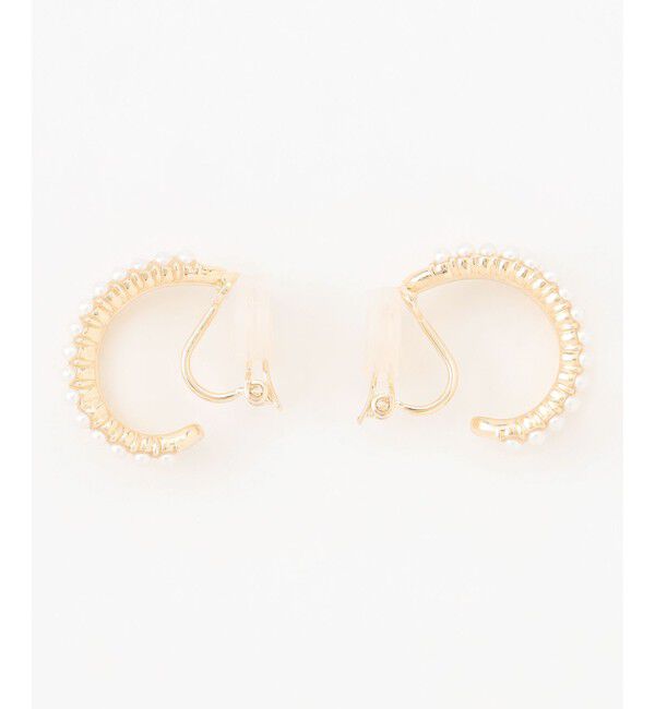 組曲「パールライクメタルアーチ イヤリング」|イヤリング|