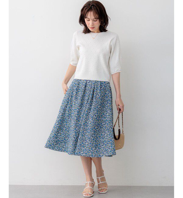 組曲「【WEB限定】フラワーガーデンプリント スカート」|スカート|