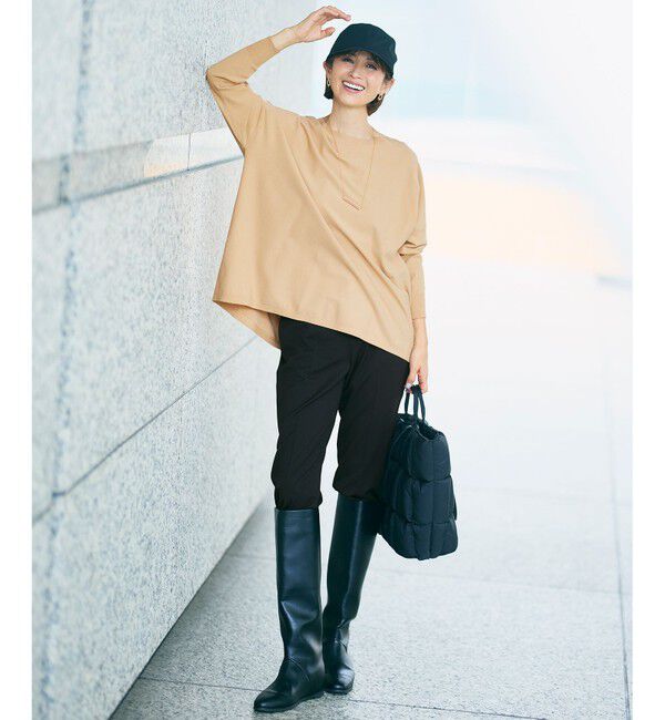 自由区「【SHIHOさん着用】ストレートインヒールロング ブーツ」|ショートブーツ|