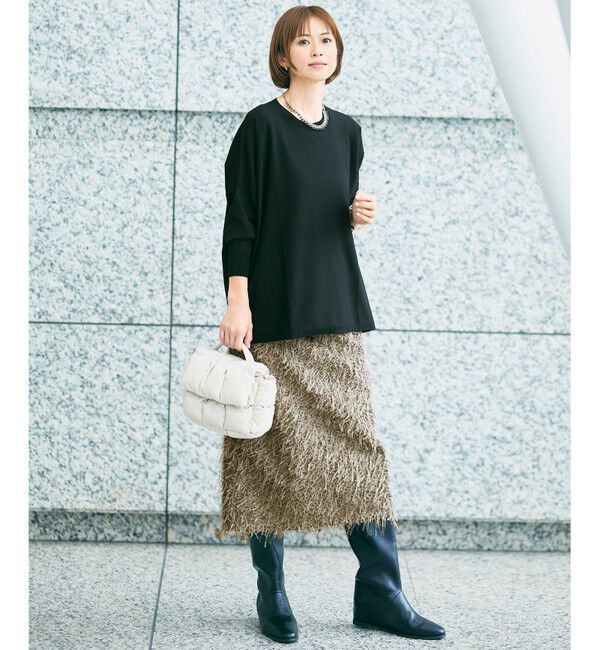 自由区「【SHIHOさん着用】ストレートインヒールロング ブーツ」|ショートブーツ|