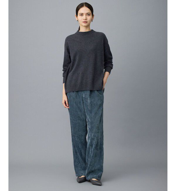 自由区「【SHIHOさん着用】ウールハイゲージモックネック ニット」|ニット・セーター|