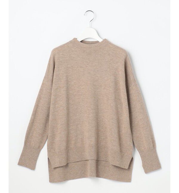 自由区「【SHIHOさん着用】ウールハイゲージモックネック ニット」|ニット・セーター|