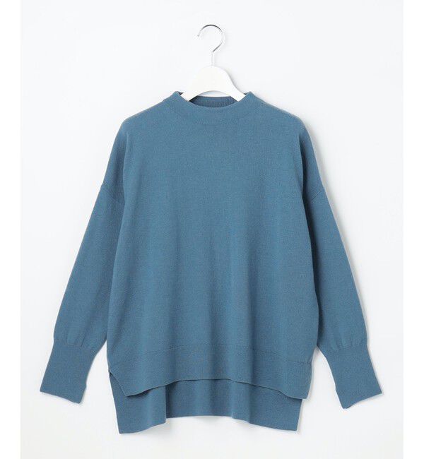 自由区「【SHIHOさん着用】ウールハイゲージモックネック ニット」|ニット・セーター|