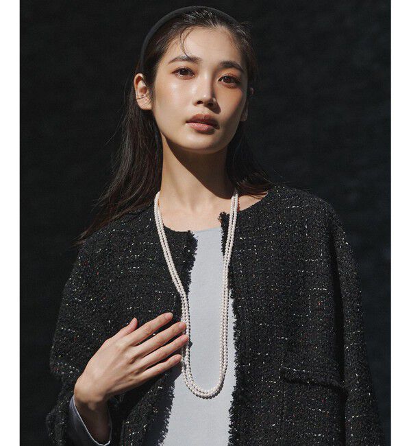 23区「【VERY・LEE掲載】プチパール ロング ネックレス」|ネックレス|アイボリー系