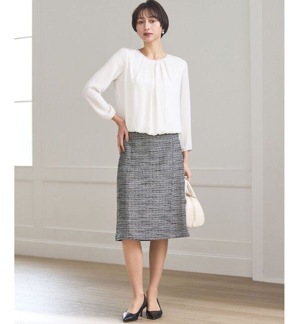 23区「ライトシャインツイード スカート」|スカート|