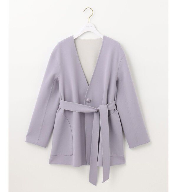 ANY SIS「【2WAY・リバーシブル】スプリングショートリバー コート」|ノーカラーコート|