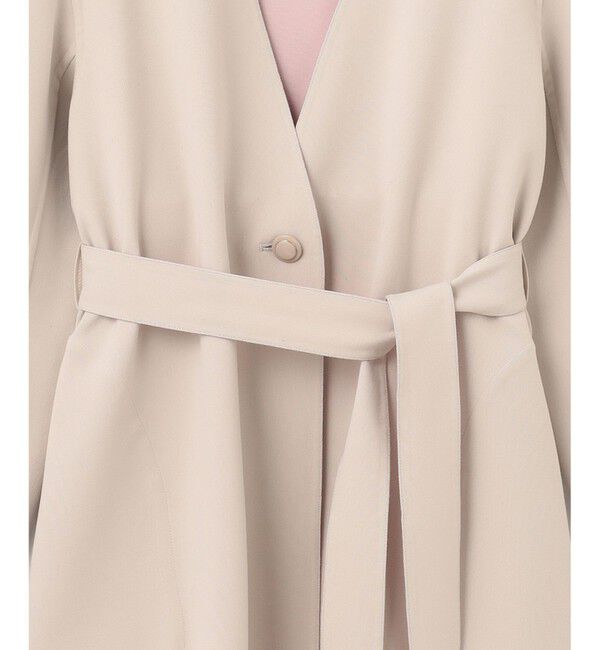 ANY SIS「【2WAY・リバーシブル】スプリングショートリバー コート」|ノーカラーコート|