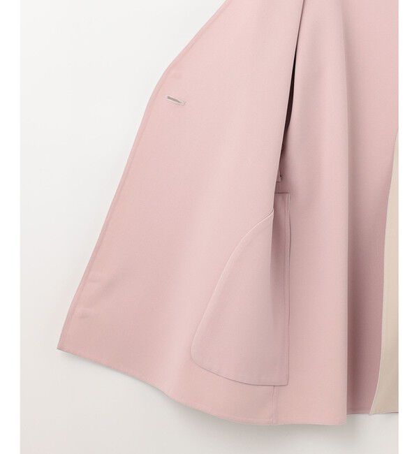 ANY SIS「【2WAY・リバーシブル】スプリングショートリバー コート」|ノーカラーコート|