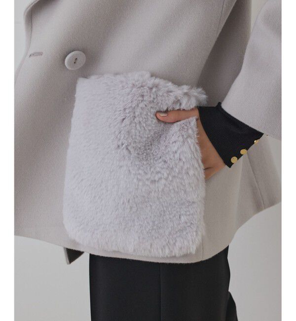 GRACE CONTINENTAL「ファーポケットピーコート」|ピーコート|