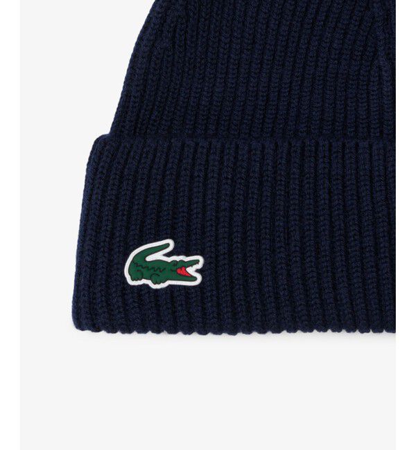 LACOSTE「フリースライニングリブニットゴルフビーニー」|その他|