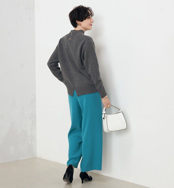 NOLLEY'S「《セットアップ対応》ウォッシャブルダブルクロスワイドパンツ」|その他|