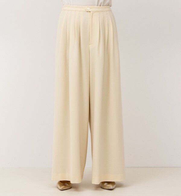 NOLLEY'S「◇【WEB限定サイズあり】《セットアップ対応》ウォッシャブルMannishワイドパンツ」|その他|