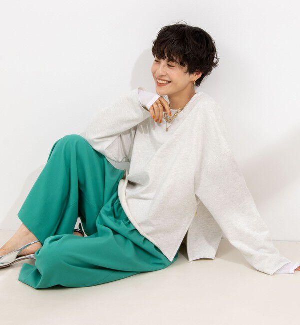 NOLLEY'S「◇【WEB限定サイズあり】《セットアップ対応》ウォッシャブルMannishワイドパンツ」|その他|