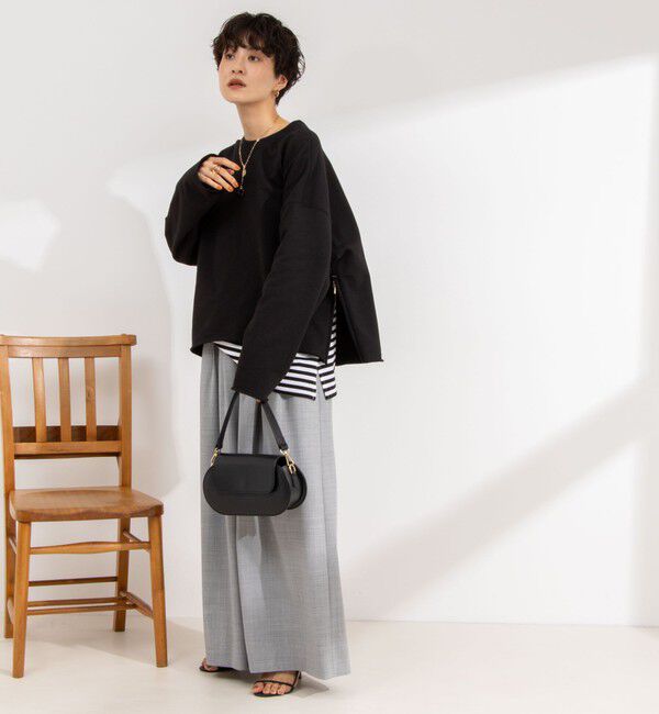 NOLLEY'S「◇【WEB限定サイズあり】《セットアップ対応》ウォッシャブルMannishワイドパンツ」|その他|