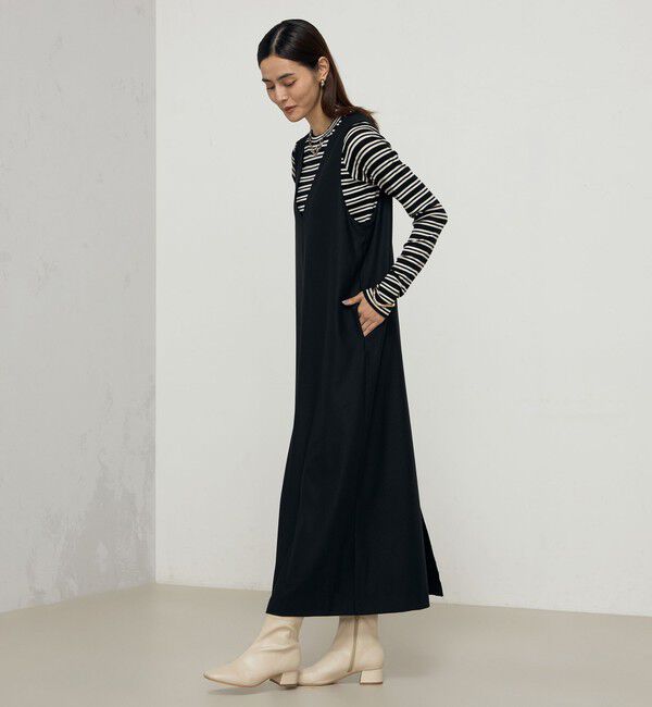 NOLLEY'S「《セットアップ対応》ウォッシャブル両面起毛2WAYワンピース」|ワンピース|