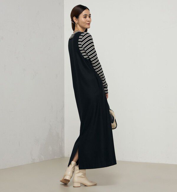 NOLLEY'S「《セットアップ対応》ウォッシャブル両面起毛2WAYワンピース」|ワンピース|