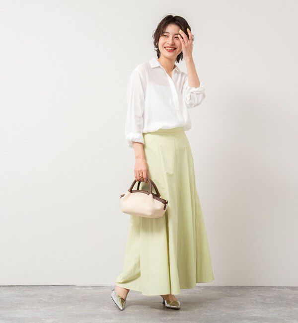 NOLLEY'S sophi「《セットアップ対応》シアーローン２WAYシャツ」|シャツ・ブラウス|