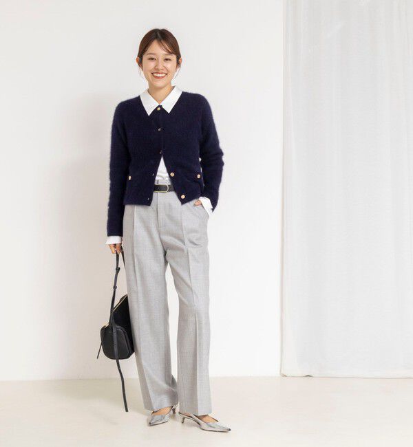 NOLLEY'S「ウォッシャブルNEWオトナサテン襟付きブラウス」|シャツ・ブラウス|