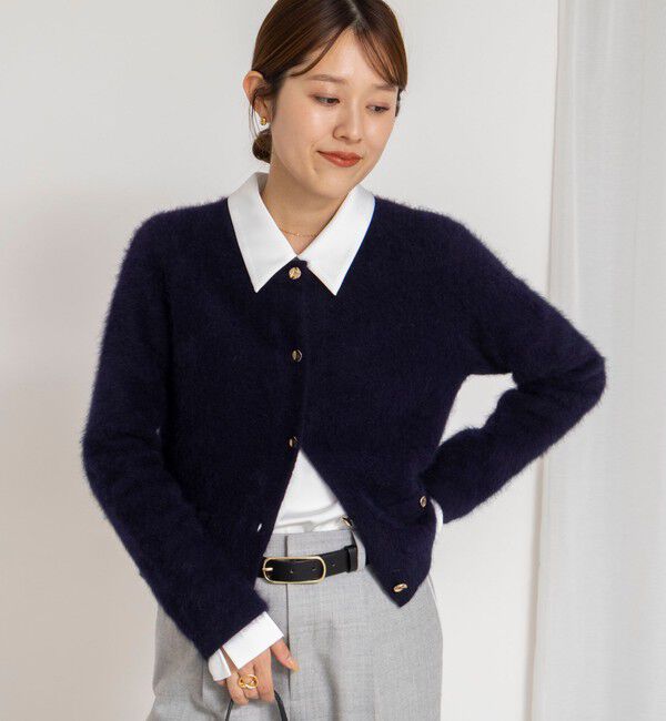 NOLLEY'S「ウォッシャブルNEWオトナサテン襟付きブラウス」|シャツ・ブラウス|